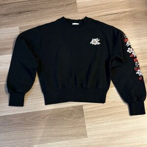 Reflex Black Crewneck Sweatshirt Small
